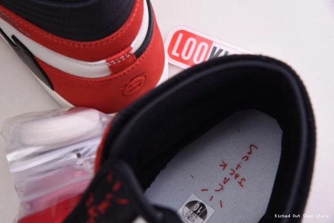 Kicked Out Shoe Store HIGH JORDAN TRAVIS CD4487 100(RED) X OG SCOTT 1 AIR RETRO - 0818
